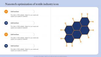 Nanotech Optimization Of Textile Industry Icon