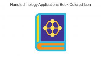 Nanotechnology Applications Book Colored Icon In Powerpoint Pptx Png And Editable Eps Format