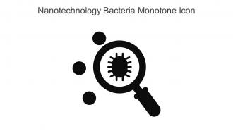 Nanotechnology Bacteria Monotone Icon In Powerpoint Pptx Png And Editable Eps Format