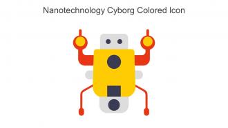 Nanotechnology Cyborg Colored Icon In Powerpoint Pptx Png And Editable Eps Format