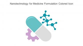 Nanotechnology for Medicine Formulation Colored Icon In Powerpoint Pptx Png And Editable Eps Format