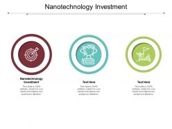 Nanotechnology investment ppt powerpoint presentation summary visuals cpb