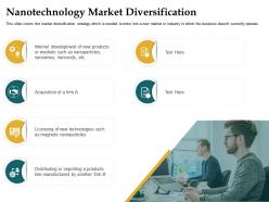 Nanotechnology market diversification internal development ppt microsoft
