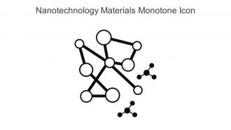 Nanotechnology Materials Monotone Icon In Powerpoint Pptx Png And Editable Eps Format