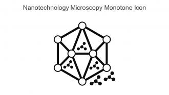 Nanotechnology Microscopy Monotone Icon In Powerpoint Pptx Png And Editable Eps Format