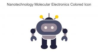 Nanotechnology Molecular Electronics Colored Icon In Powerpoint Pptx Png And Editable Eps Format