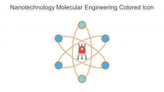 Nanotechnology Molecular Engineering Colored Icon In Powerpoint Pptx Png And Editable Eps Format