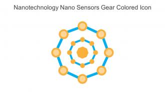 Nanotechnology Nano Sensors Gear Colored Icon In Powerpoint Pptx Png And Editable Eps Format