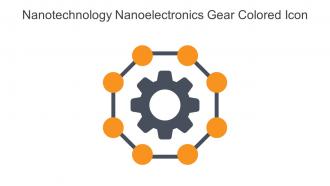 Nanotechnology Nanoelectronics Gear Colored Icon In Powerpoint Pptx Png And Editable Eps Format