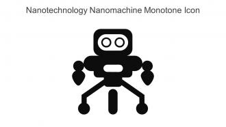 Nanotechnology Nanomachine Monotone Icon In Powerpoint Pptx Png And Editable Eps Format