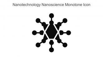 Nanotechnology Nanoscience Monotone Icon In Powerpoint Pptx Png And Editable Eps Format
