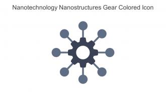 Nanotechnology Nanostructures Gear Colored Icon In Powerpoint Pptx Png And Editable Eps Format