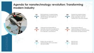 Nanotechnology Revolution Transforming Modern Industry TC CD Slides Downloadable