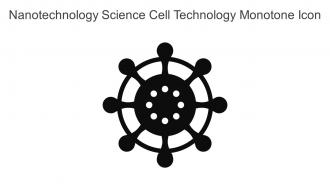 Nanotechnology Science Cell Technology Monotone Icon In Powerpoint Pptx Png And Editable Eps Format