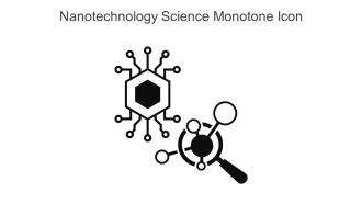 Nanotechnology Science Monotone Icon In Powerpoint Pptx Png And Editable Eps Format