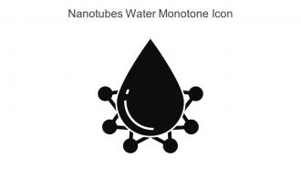 Nanotubes Water Monotone Icon In Powerpoint Pptx Png And Editable Eps Format
