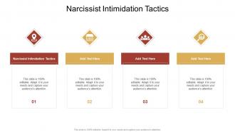 Narcissist Intimidation Tactics In Powerpoint And Google Slides Cpb