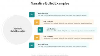 Narrative Bullet Examples In Powerpoint And Google Slides Cpb