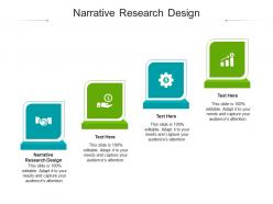 Narrative research design ppt powerpoint presentation gallery elements cpb