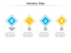 Narrative style ppt powerpoint presentation outline format cpb