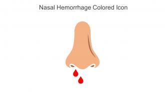 Nasal Hemorrhage Colored Icon In Powerpoint Pptx Png And Editable Eps Format