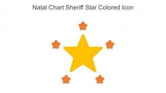Natal Chart Sheriff Star Colored Icon In Powerpoint Pptx Png And Editable Eps Format