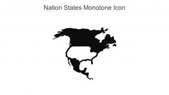 Nation States Monotone Icon In Powerpoint Pptx Png And Editable Eps Format