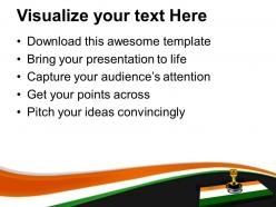 National flag key on it india safety powerpoint templates ppt themes and graphics 0213