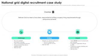 National Grid Digital Recruitment Case Study Recruitment Technology