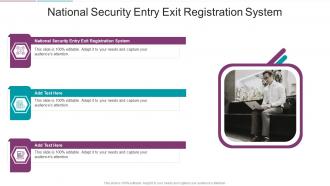 National Security Entry Exit Registration System In Powerpoint And Google Slides Cpb