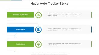 Nationwide Trucker Strike In Powerpoint And Google Slides Cpb