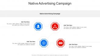 Native Advertising Campaign In Powerpoint And Google Slides Cpb