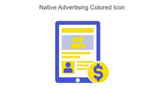 Native Advertising Colored Icon In Powerpoint Pptx Png And Editable Eps Format