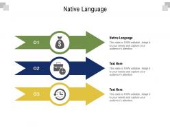 Native language ppt powerpoint presentation layouts outfit cpb