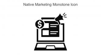 Native Marketing Monotone Icon In Powerpoint Pptx Png And Editable Eps Format