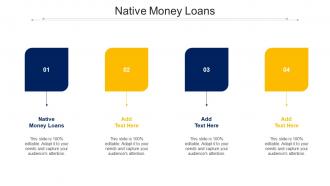 Native Money Loans Ppt Powerpoint Presentation File Gridlines Cpb