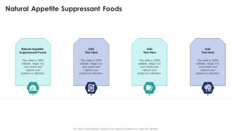 Natural Appetite Suppressant Foods In Powerpoint And Google Slides Cpb