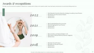 Natural Beautifying Products Company Profile Powerpoint Presentation Slides