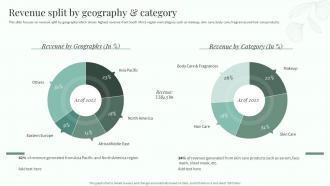 Natural Beautifying Products Company Profile Revenue Split By Geography And Category