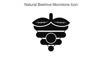 Natural Beehive Monotone Icon In Powerpoint Pptx Png And Editable Eps Format