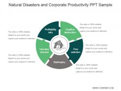 Natural disasters and corporate productivity ppt sample