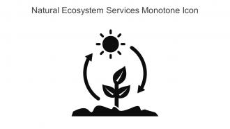 Natural Ecosystem Services Monotone Icon In Powerpoint Pptx Png And Editable Eps Format