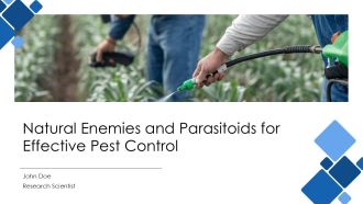 Natural Enemies And Parasitoids For Effective Pest Control PPT Presentation AT