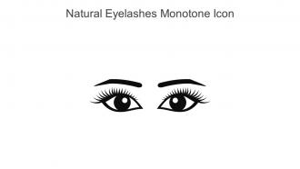 Natural Eyelashes Monotone Icon In Powerpoint Pptx Png And Editable Eps Format