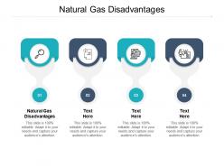 Natural gas disadvantages ppt powerpoint presentation infographic template shapes cpb