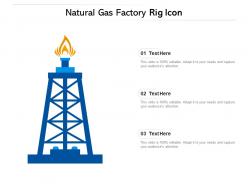 Natural gas factory rig icon