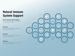 Natural immune system support ppt powerpoint presentation pictures vector