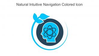Natural Intuitive Navigation Colored Icon In Powerpoint Pptx Png And Editable Eps Format