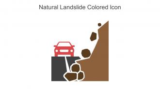 Natural Landslide Colored Icon In Powerpoint Pptx Png And Editable Eps Format