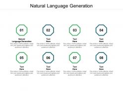 Natural language generation ppt powerpoint presentation infographic template brochure cpb
